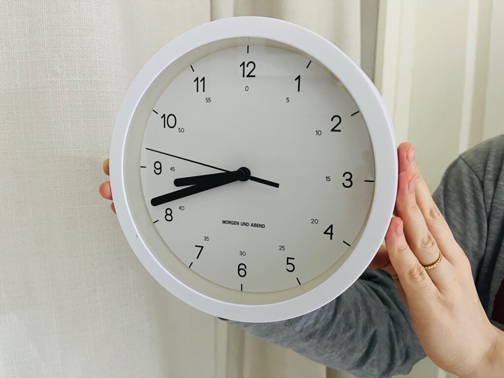 영양제 흡수를 위한 2시간 간격 체크