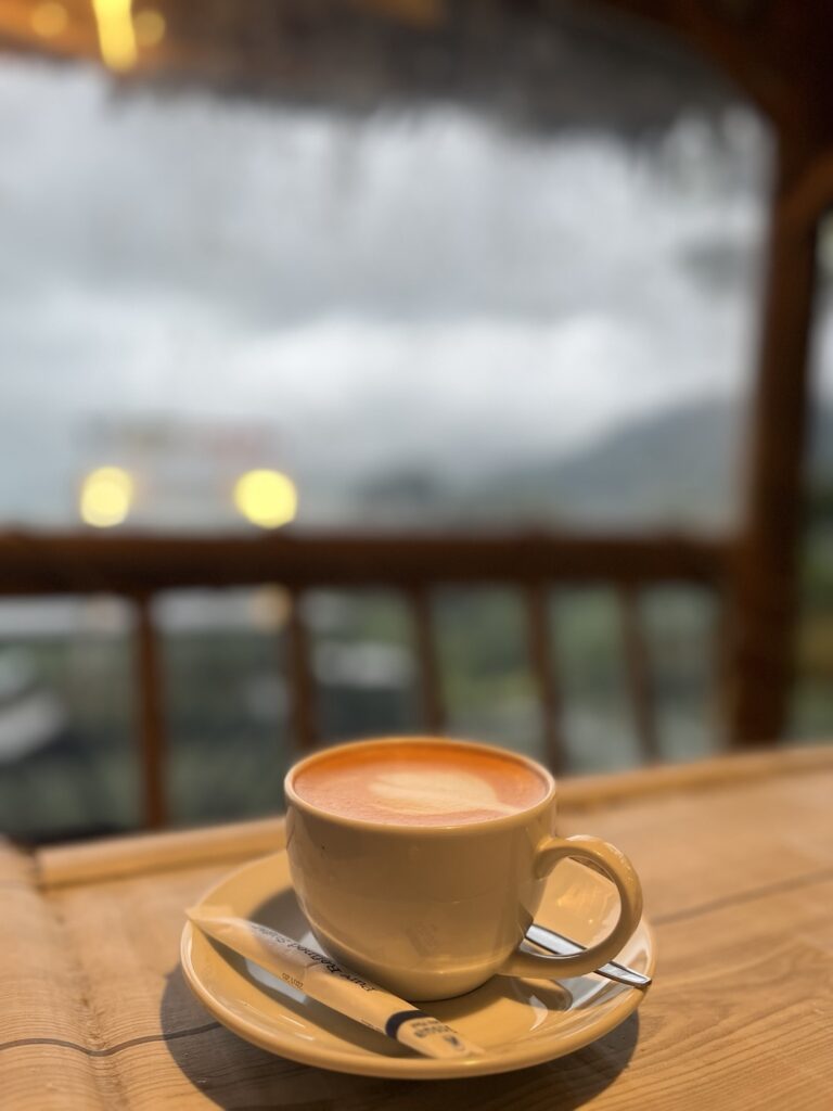 신선한 크레마가 있는 아메리카노 칼로리와 영양 성분 분석